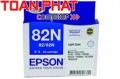 Mực in Phun màu Epson 82N Light Cyan (T0825N) - Màu Xanh nhạt - Dùng cho Stylus Photo R270/ R290/ R390/ RX590/ RX610/ TX700W/ T50)