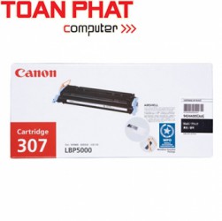 Mực in Laser màu Canon 307 (Black) - Màu đen - Dùng cho Canon LBP 5000, 5100 HP CLj-1600,2600N,2605,2605DN,2605DTN HP MFP CM-1015, 1017 In được 2500 trang 