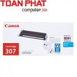 Mực in Laser màu Canon 307 (Cyan) - Màu xanh - Dùng cho Canon LBP 5000, 5100 HP CLj-1600,2600N,2605,2605DN,2605DTN HP MFP CM-1015, 1017 In được 2000 trang 