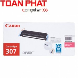 Mực in Laser màu Canon 307 (Magenta) - Màu đỏ - Dùng cho Canon LBP 5000, 5100 HP CLj-1600,2600N, 2605, 2605DN, 2605DTN HP MFP CM- 1015, 1017 (2000 trang) 