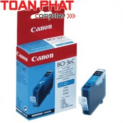 Mực in Phun màu Canon BCI - 3eC (Cyan) - Màu xanh - Dùng cho  Canon iP-3000, 4000, 5000, S-400, 450, 4500, 530D, 6300, BJC-3000, 6000, i-550, 560, 850, 865, 6100, 6500, MP-700, 730