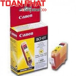 Mực in Phun màu Canon BCI - 6Y (Yellow) - Màu vàng - Dùng cho Canon iP-3000, 4000, 5000, 6000D, S-830D, i-560, 865, 905, 950 
