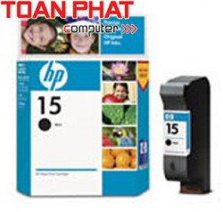 Mực in Phun màu HP15 (C6615D) Black - Màu đen - dùng cho máy HP Deskjet 810C,840C,845C,920C,948C,3820 HP PSC 500,750,950 AIO HP Officejet V40,5110 AIO