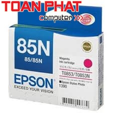 Mực in  Epson T0853N Magenta (85N) - Màu Đỏ - Dùng cho Stylus Photo R1390, T60
