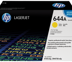 Mực in Laser màu HP 644A Yellow (Q6462A) - Màu vàng - Dùng cho máy in Laser màu HP 4730