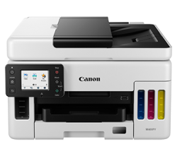 Máy in Phun màu Đa chức năng Canon Pixma GX6070 - In màu A4 đảo mặt tự động, Scan, Copy, WiFi