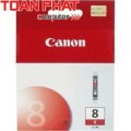 Mực in Phun màu Canon CLI 8R (Red) - Màu đỏ cờ - Dùng cho Canon Pro 9000, 9000 mark II, Pixma 6600P