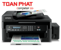 Máy in Phun màu Đa chức năng Epson L550 - Khổ A4 - 04 màu mực (in A4, Copy, Photo, Scan, Fax và ADF, in mạng)