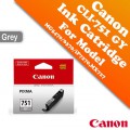 Mực in Phun màu Canon CLI 751GY (Grey) - Mực xám - Dùng cho Canon MG6370/ MG 7170, IP 8770