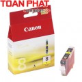 Mực in Phun màu Canon CLI 8Y (Yellow) - Màu vàng - Dùng cho Canon Pro 9000 Mark II, iP4200, iX4000, iX5000, MX700