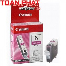 Mực in Phun màu Canon BCI - 6M (Magenta) - Màu đỏ - Dùng cho Canon iP-3000, 4000, 5000, 6000D, S-830D, i-560, 865, 905, 950