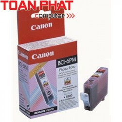 Mực in Phun màu Canon BCI 6PM (Photo Magenta) - Màu đỏ nhạt - Dùng cho Canon iP-3000, 4000, 5000, 6000D, S-830D, i-560, 865, 905, 950