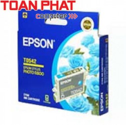 Mực in Phun màu EPSON T054290 Cyan - Màu xanh - Dùng cho máy in EPSON Stylus Photo R-800,1800 