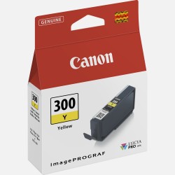 Mực in Phun màu Canon PFI 300Y Yellow Ink (4196C001) - Mực màu Vàng - Dùng cho Canon Pixma Pro 300