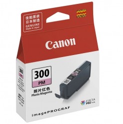 Mực in Phun màu Canon PFI 300PM Photo Magenta (4198C001) - Mực màu Photo Đỏ - Dùng cho Canon Pixma Pro 300
