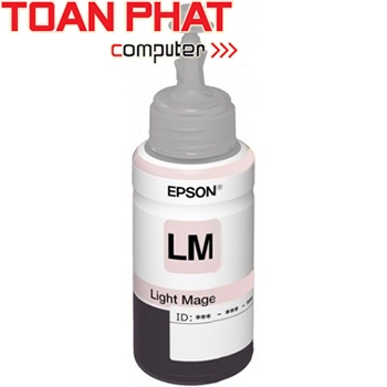 Mực nước cho máy in Phun màu Epson T6736 (Light Magenta) màu Đỏ nhạt dung tích 70ml - Dùng cho máy EPSON L800/ L805/ L850/ L1800